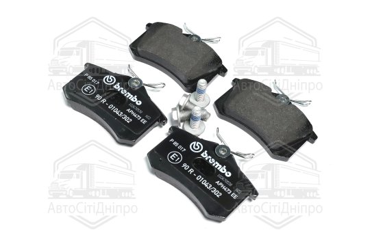 Колодка гальм. диск. AUDI A4, A6, VW GOLF IV задн. (вир-во BREMBO)
