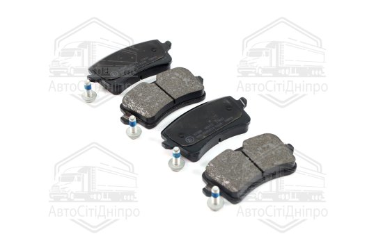 Колодка гальм. диск. AUDI A4 1.8-3.2 07-, A5 1.8-3.2 07-, Q5 2.0-3.2 08- задн. (вир-во BREMBO)