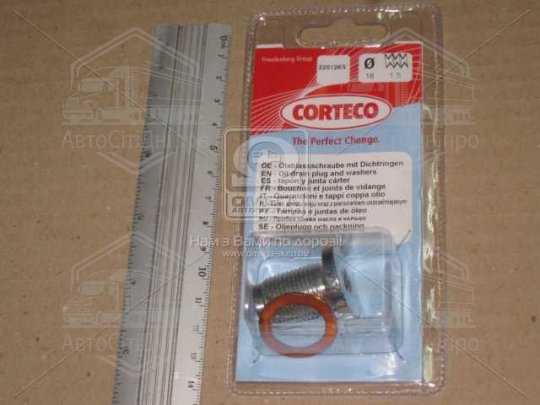 Пробка зливу олії FIAT JTD (вир-во Corteco)