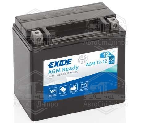 Акумулятор 12Ah-12v Exide AGM (150х87х145), L, EN200