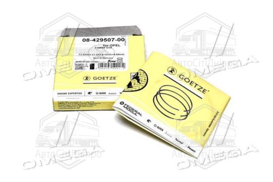Кільця поршневі OPEL 73,90 1,0 12V/1,2 16V/1,4 16V Z14XEP/Z12XEP/Z10XEP (вир-во GOETZE)