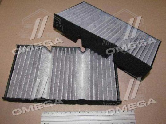 Фільтр салону вугільний MB C, GL, GLS, ML 11- (2шт.) (вир-во HENGST)
