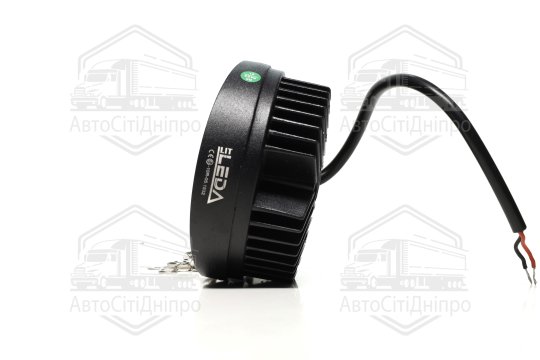 Фара LED додаткова 12/24V/42W, 14 діодів (кругла) 114*128мм, 3080Lm широкий промінь 9-32V 6000K (LITLEDA, JUBANA)