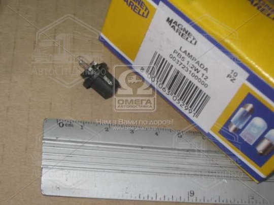 Лампа розжарювання PB5 12V 1.2W B8.5D (вир-во Magneti Marelli)