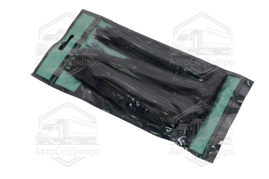 Хомут пластиковий 2,5 х160мм. чорний (100шт) (Cofil)
