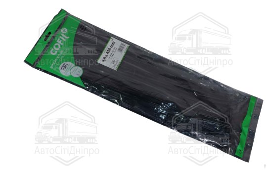 Хомут пластиковий 4,8 х450мм. чорний (100шт) (Cofil)