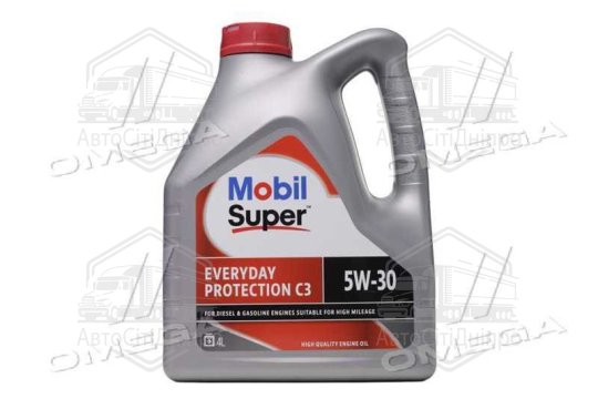Олива моторна Mobil Super Everyday Protection  С3 5W-30 (Каністра 4л)