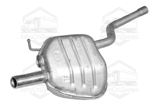 Глушник задн. (ое 1K5253609) SKODA OCTAVIA II 1.6 (вир-во Polmostrow)