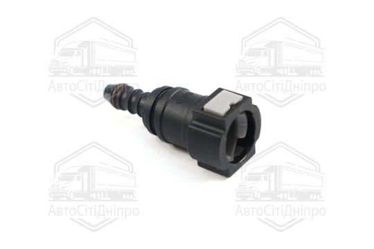 З'єднувач паливний d9.89 d6 швидкоз'єм-ялинка прямий "гніздо" пластик (RIDER)