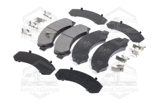 Колодка гальмівна ISUZU NPR75, АTAMAN Е3,Е4,Е5 з пластинами та установчим комплектом LONG LIFE(RIDER