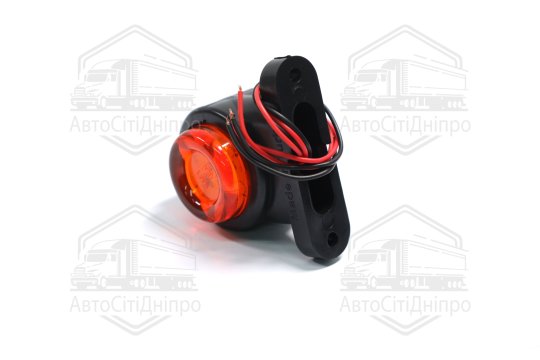 Ліхтар габаритний світлодіодний прямий 12-24В міні (6 діодів) червоний/помаранчевий (TEMPEST)
