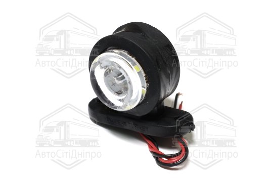 Ліхтар габаритний світлодіодний прямий 12-24В (6 діодів) червоний/білий (TEMPEST)