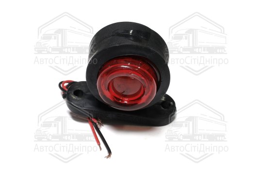 Ліхтар габаритний світлодіодний прямий 12-24В (6 діодів) червоний/білий (TEMPEST)