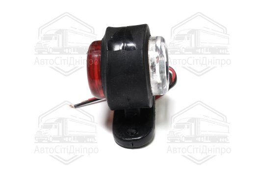 Ліхтар габаритний світлодіодний прямий 12-24В (6 діодів) червоний/білий (TEMPEST)