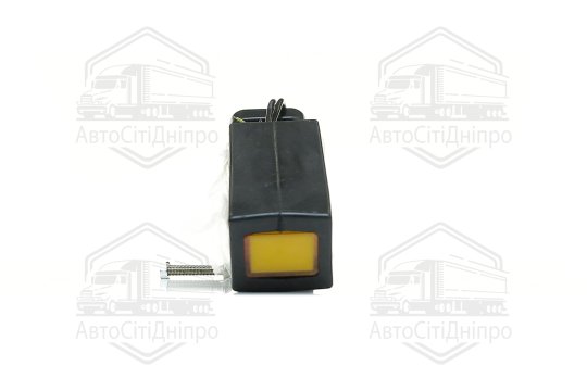Ліхтар габаритний (ріжок) світлодіодний кутовий 45 гр. 24V з динамічним покажчиком повороту правий (TEMPEST)