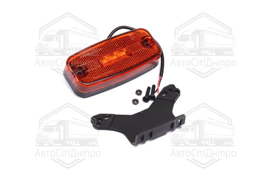 Ліхтар габаритний світлодіодний 12-24В (3 діоди) помаранчевий (TEMPEST)