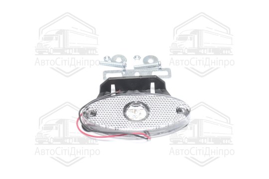 Ліхтар габаритний світлодіодний 12-24В (2 діоди) білий (TEMPEST)