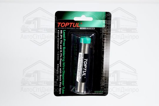 Дріт паяльний олов'яний d1мм у тубі TOPTUL EBAA0110(TOPTUL)