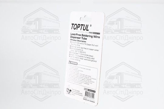 Дріт паяльний олов'яний d1мм у тубі TOPTUL EBAA0110(TOPTUL)