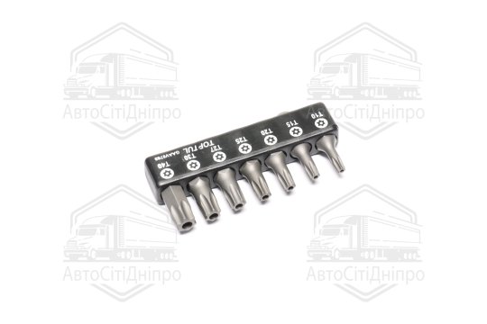 Набір біт 1/4" 7од. (Torx: T10-T40 з отвором) TOPTUL GAAV0703(TOPTUL)