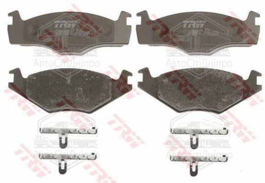 Колодка гальм. диск. SEAT CORDOBA (6K2/C2), IBIZA II (6K1), VW CADDY I передн. (вир-во TRW)