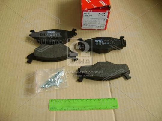 Колодка гальм. диск. SEAT CORDOBA (6K2/C2), IBIZA II (6K1), VW CADDY I передн. (вир-во TRW)