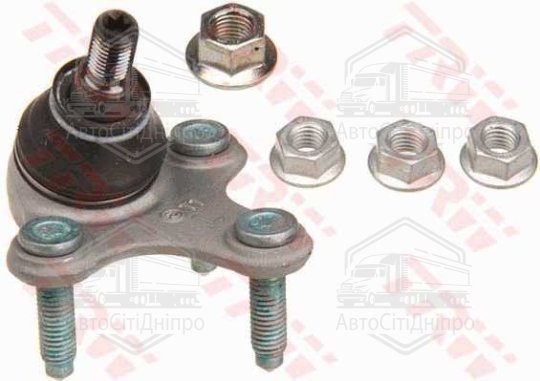Опора кульова AUDI A3, Q3, SEAT ALTEA XL, VW CADDY III-IV 03- перед. міст ліворуч (Вир-во TRW)