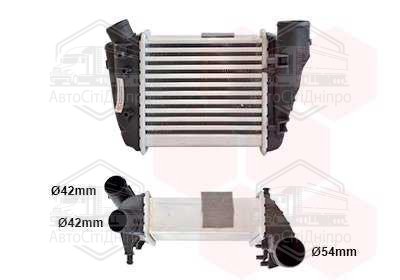 Інтеркулер AUDI A4 2.5D 01- (вир-во Van Wezel)