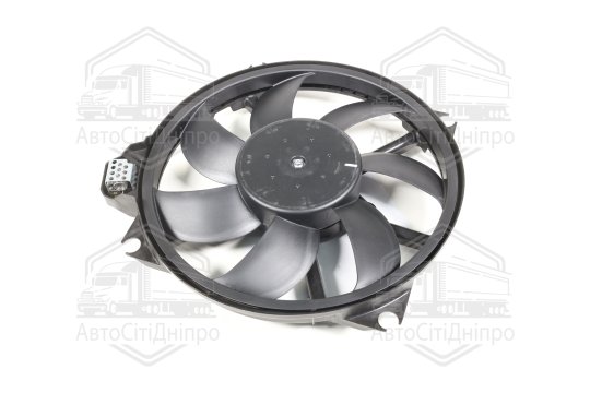 Вентилятор радіатора охолодження Megane/Scenic 08+ (вир-во Van Wezel)