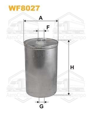 Фільтр паливний AUDI, VW WF8027/PP825 (вир-во WIX-FILTERS)