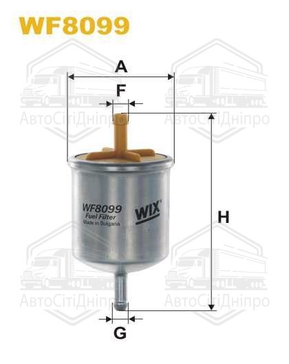 Фільтр паливний NISSAN MICRA PP903/WF8099 (вир-во WIX-FILTERS)