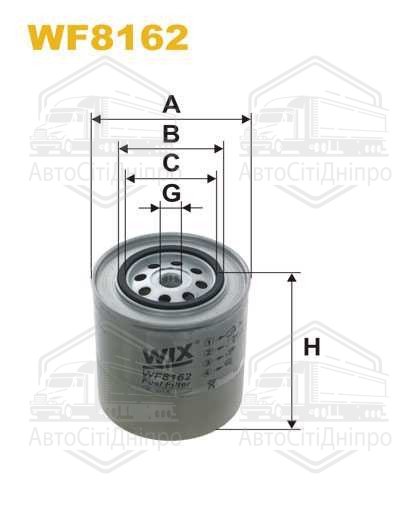 Фільтр паливний BMW PP854/1/WF8162 (вир-во WIX-FILTERS)