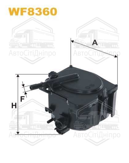 Фільтр паливний CITROEN WF8360/PS974/1 (вир-во WIX-FILTERS)