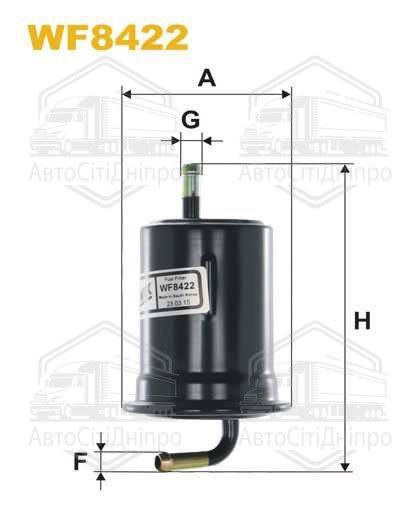 Фільтр паливний WF8422/PM912/4 (вир-во WIX-FILTERS)