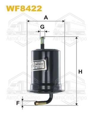 Фільтр паливний WF8422/PM912/4 (вир-во WIX-FILTERS)