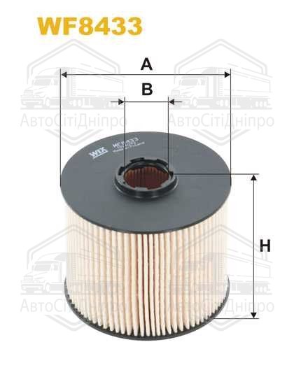 Фільтр паливний CITROEN, PEUGEOT WF8433 (вир-во WIX-FILTERS)