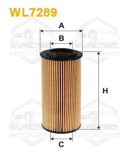 Фільтр оливний двигуна MB W210 WL7289/OE640/7 (вир-во WIX-FILTERS)