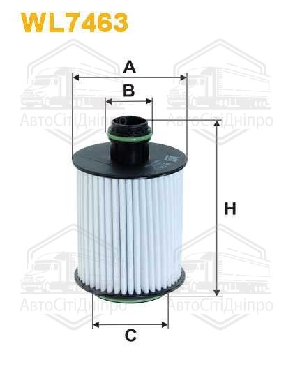 Фільтр оливний двигуна OPEL INSIGNIA 2.0CDTI WL7463 (вир-во WIX-FILTERS)