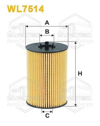 Фільтр оливний двигуна VW GOLF VII, SKODA OCTAVIA III 1.6-2.0 TDI 13- (вир-во WIX-FILTERS)