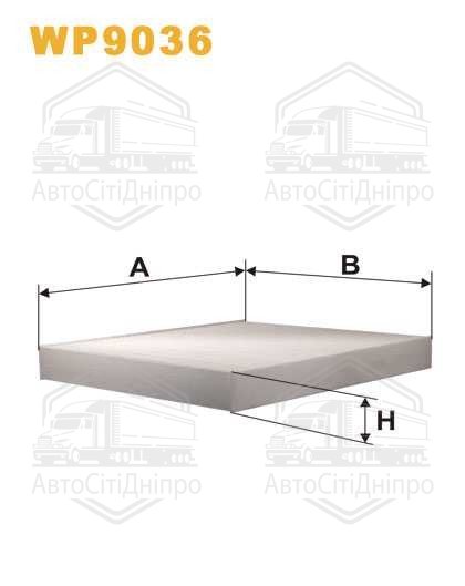 Фільтр салону AUDI, SKODA, VW WP9036/K1079 (вир-во WIX-FILTERS)