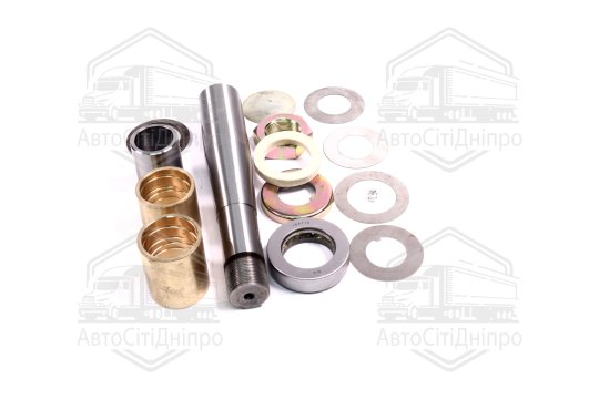 Шкворень у комплекті МАЗ 500, КРАЗ (підшипник вир-во DК, к-кт на один бік) <ДК>