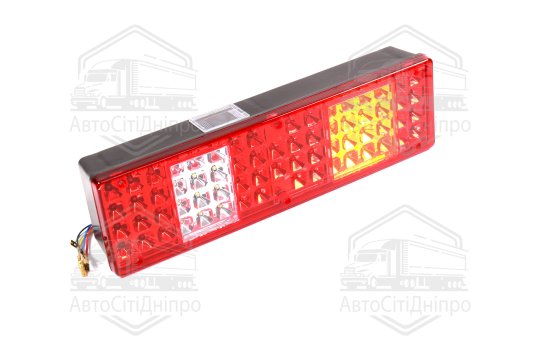 Ліхтар задній МАЗ, КАМАЗ ЄВРО лівий з бічним розташуванням. роз'єм LED 24В <ДК>