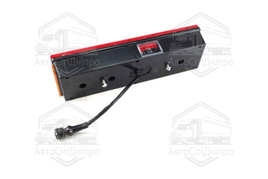 Ліхтар задній МАЗ, КАМАЗ ЄВРО лівий з бічним розташуванням. роз'єму 24В <ДК>