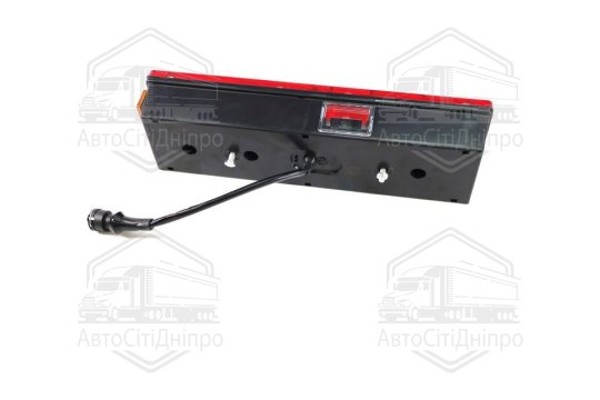 Ліхтар задній МАЗ, КАМАЗ ЄВРО лівий з бічним розташуванням. роз'єму 24В <ДК>