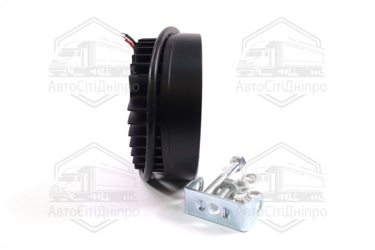 Фара LED додаткова 12/24V/24W (8 діодів) (кругла) 110 * 128мм, вузький промінь <ДК>