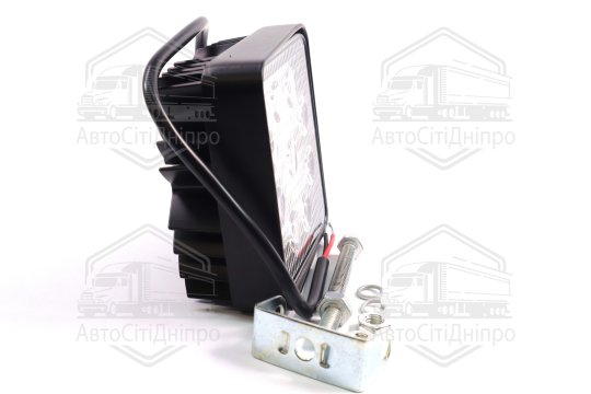 Фара LED додаткова 12/24V/27W (9 діодів) (квадратна) протитуманна <ДК>