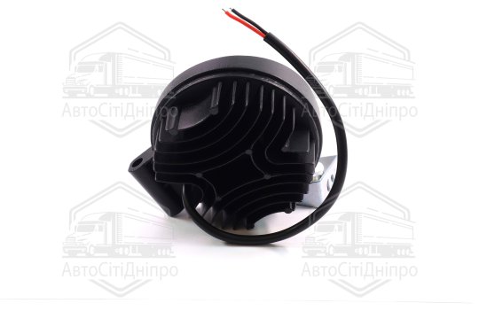 Фара LED додаткова 12/24V/27W (9 діодів) (кругла) 110х128мм, широкий промінь <ДК>