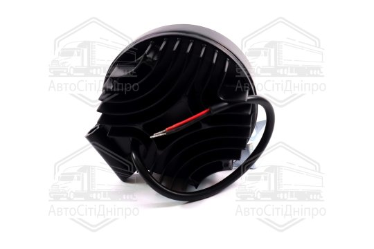 Фара LED додаткова 12/24V/27W (9 діодів) (кругла) 110 * 128мм, вузький промінь <ДК>