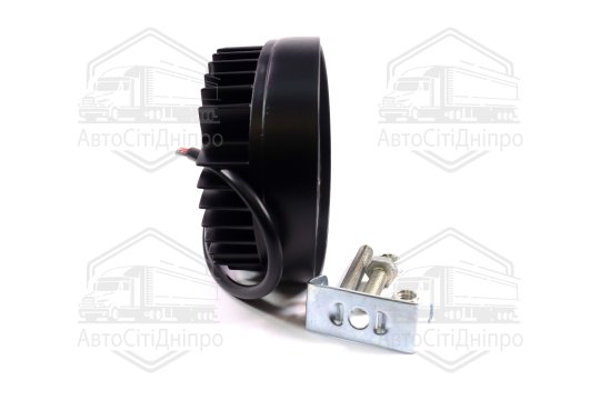 Фара LED додаткова 12/24V/27W (9 діодів) (кругла) 110 * 128мм, вузький промінь <ДК>