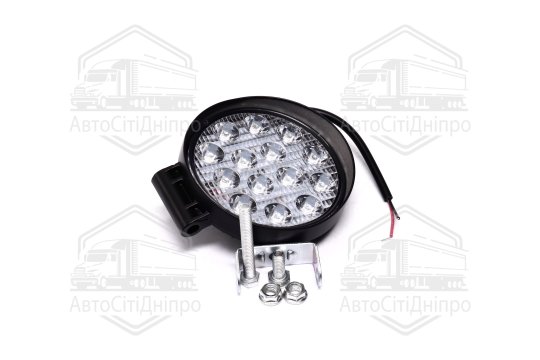 Фара LED додаткова 5D 12/24V/42W, 14 діодів (кругла) 116х137,5мм СТАНДАРТ <ДК>